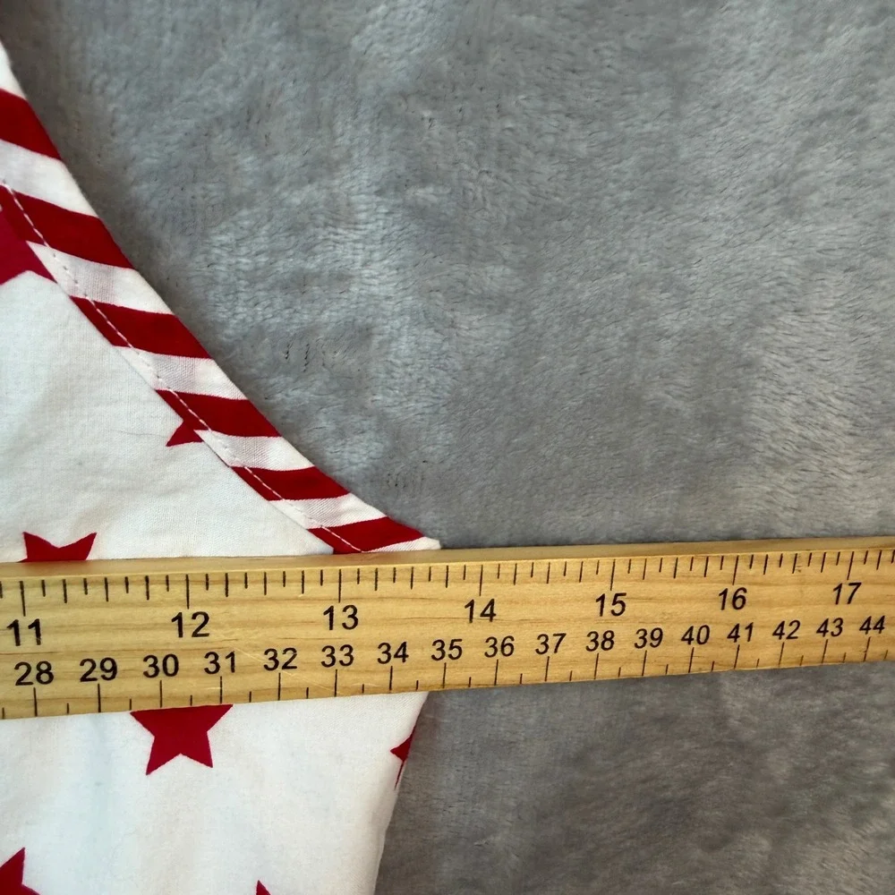 The Childrens Place Dress Girls 14 Red White Blue Stars Stripes Patriotic Summer